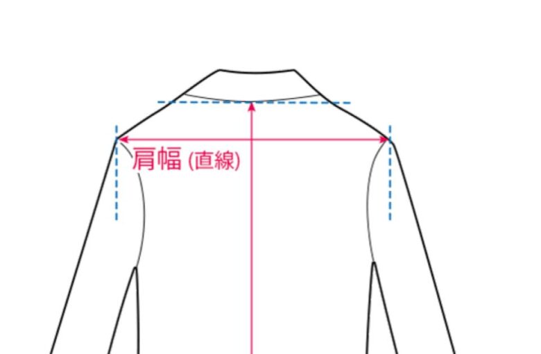 ジャケットの肩幅の位置